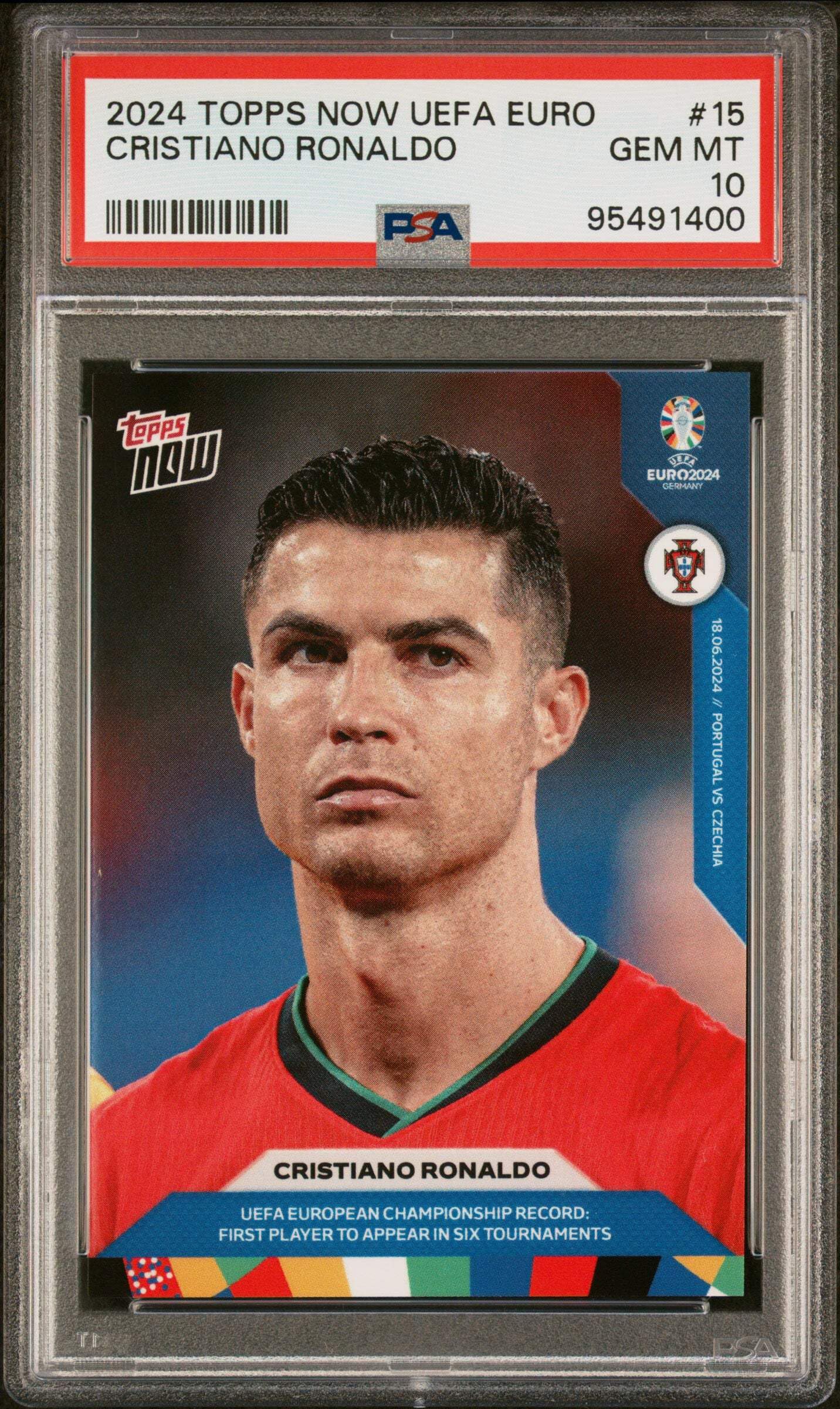 Graded Trading Card Example
