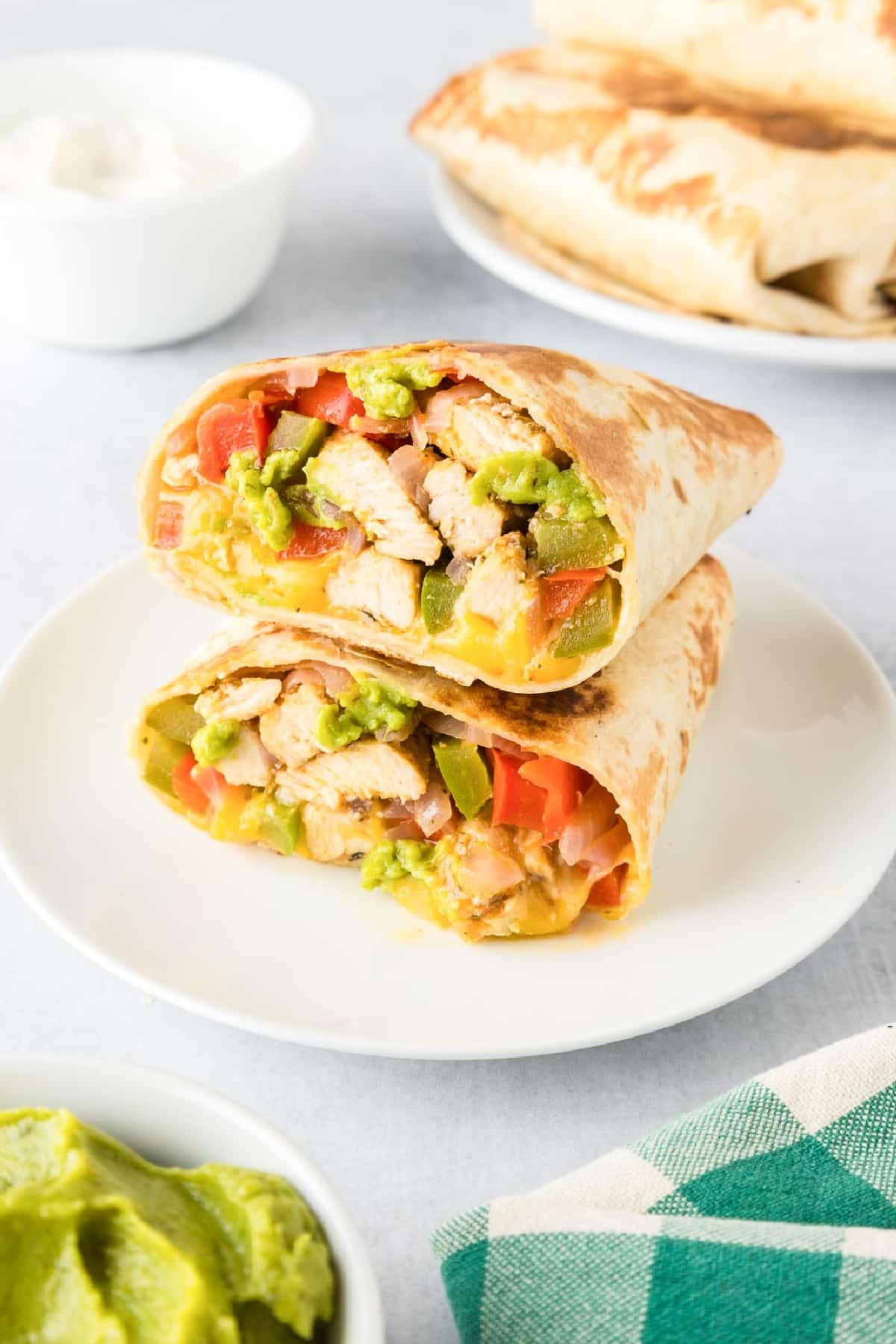 Chicken Fajita Burrito